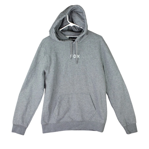 Fox Racing Pullover Hoodie Draw String Mens Medium Gray MFG SPEC 95008 No. 1974 - Picture 1 of 11